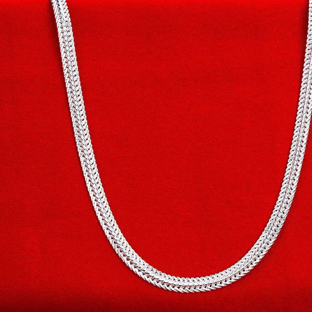 Fine 925 sterling silver snake necklace suitable for women jewelry designers wedding gifts 50-60cm W241230