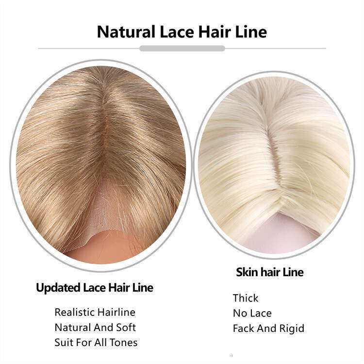 Lace Front Wig Cover T Shape Shenzhen Little Women's 613 Front Headset Full Head T-Shaped Lace Synthetic Wig Kq2 Kq2