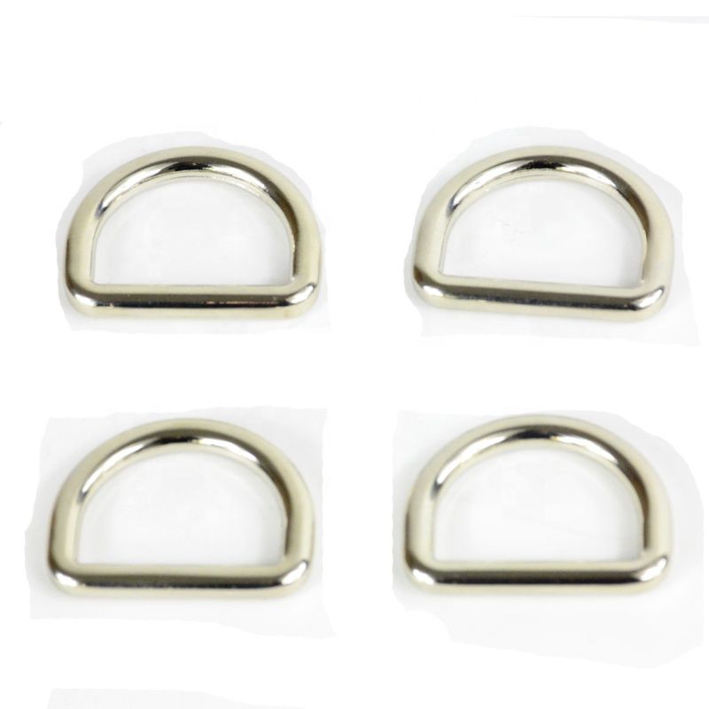Forged 25mm Welded Metal D Ring Buckle For Bag