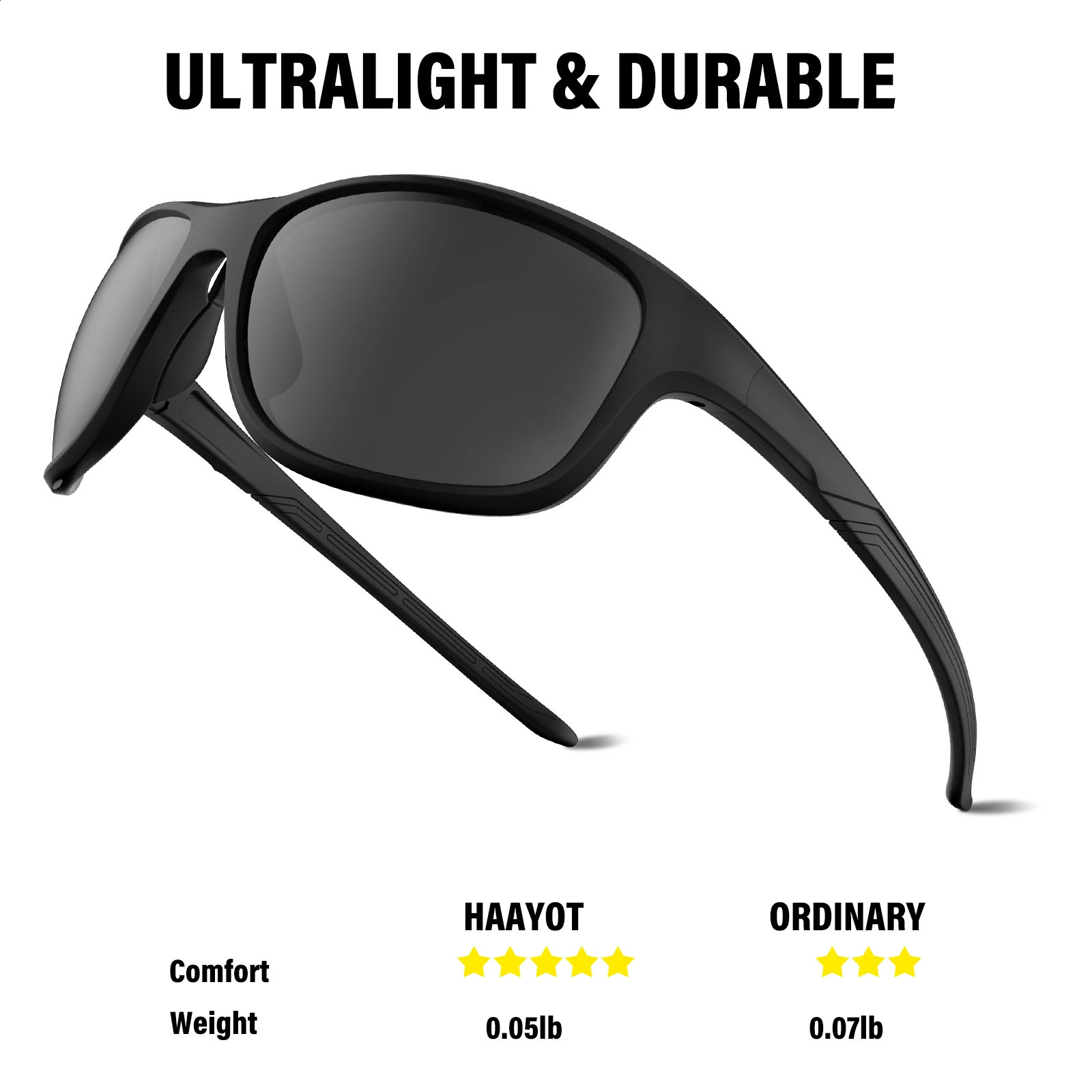 Suukaa Professional Fishing Sunglasses Men Polarized Glasses UV400 Outdoor Sports Goggles Cycling Eyewear 241230