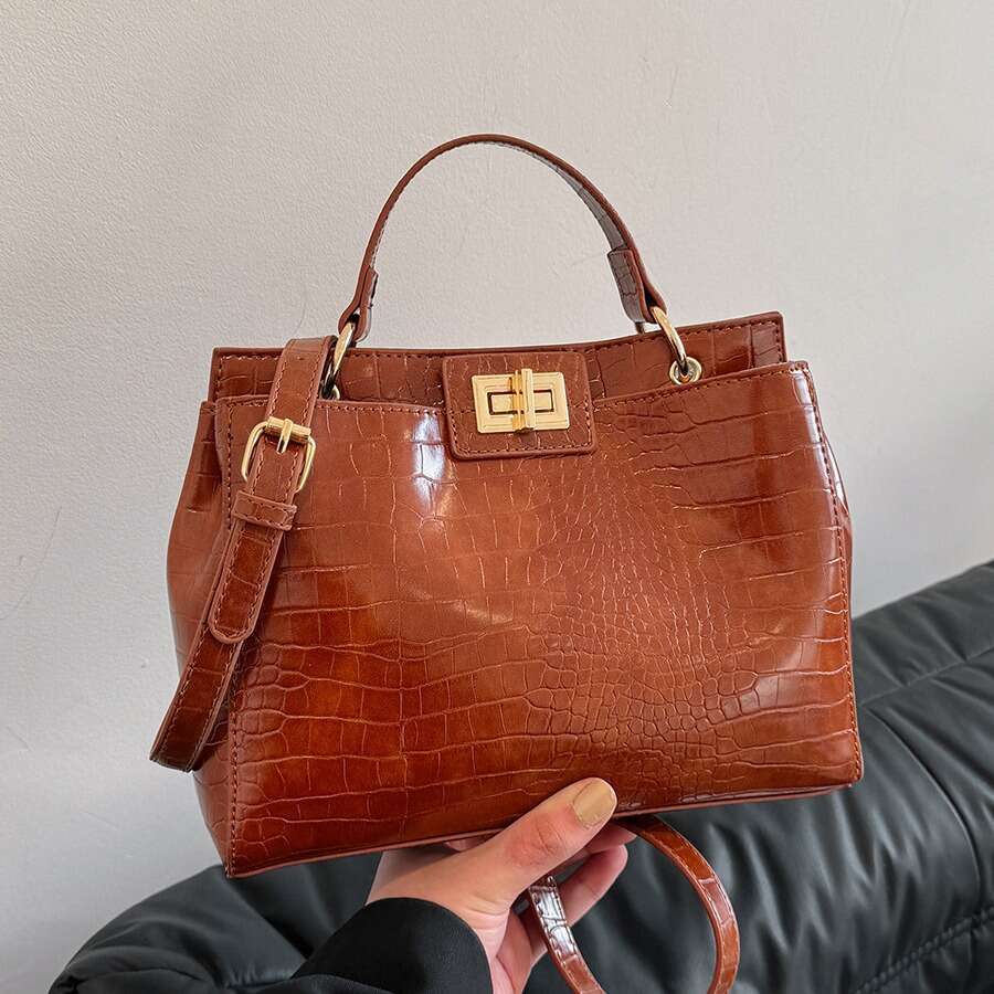 Crowdsourced Design Handheld For Women New Trendy And Fashionable Shoulder Bag, Western Style Crossbody Bags