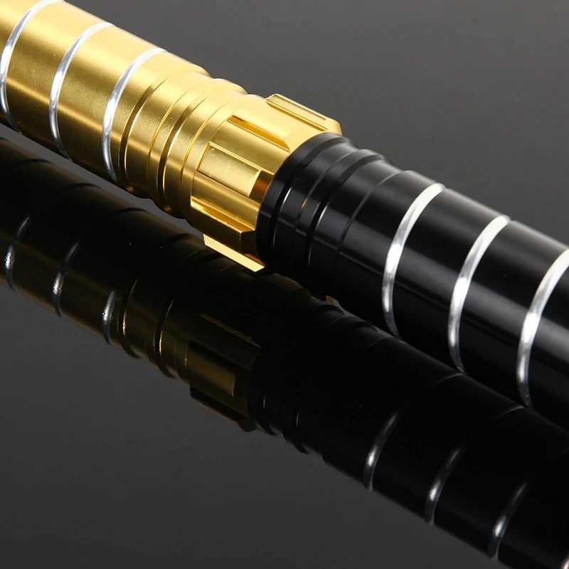 RGB metal lightsaber laser sword Rave lightsaber Ada lightstick role-playing military knife De Luz toy LED flash weapon Y241230