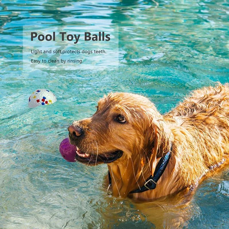 Update Bite Resistant Solid Dog Ball Toys For Small Large Dogs High Elasticity E-Tpu Pet Chew Toy Non Squeak Interactive Puppy
