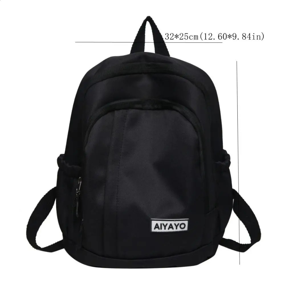 Large Handbag Waterproof Students School Bags Ins Multi Pockets High School Backpacks Nylon Cartoon Teenage Shoulder Bags Girl 241230