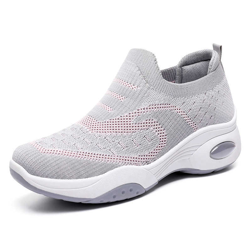 Womens New Womens Shoes Soft Sole Air Cushioned Shoes Breathable Casual Sports Shoes for Women