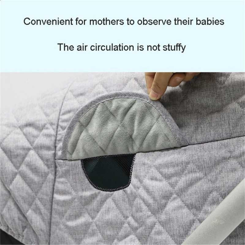 Breathable Baby Stroller Rain Cover Windproof Weather Shield Pushchair Cover 241230