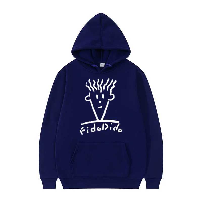 Autumn and Winter Casual Fashion Hoodies Mens Hoodies Sportswear Fido Dido Popular Beverages Printed Streetwear W241230
