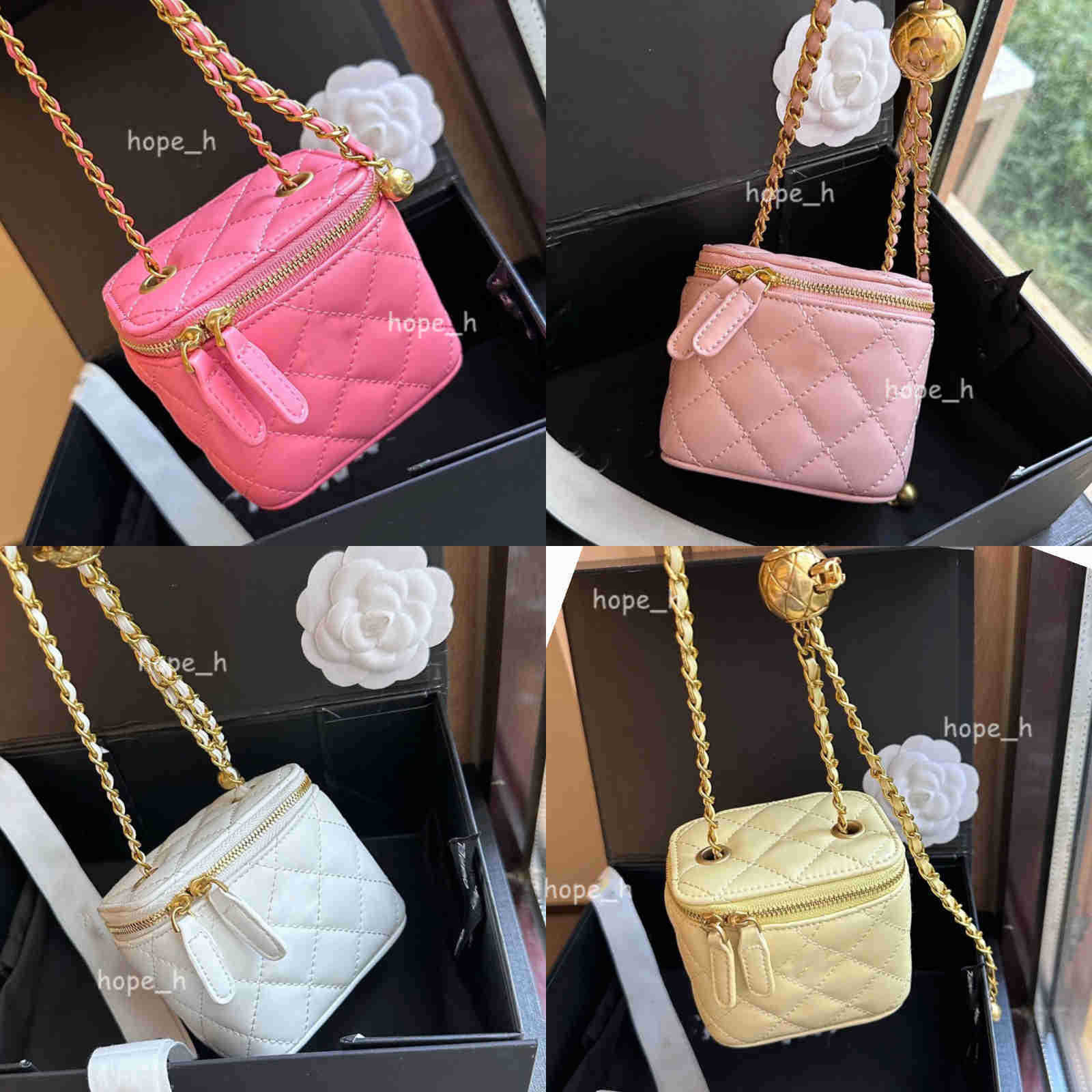 Cosmetic Bags Cases Makeup bag Designer Micro Vanity Bag Mini Cosmetic Bag Crossbody Shoulder Designer Tiny Cosmetic Make Up Bags Coin Purse Wallet width 11 cm