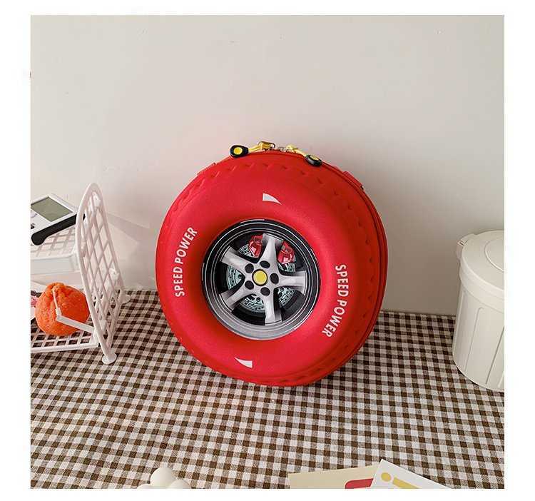 New Korean Version Children's Backpack Tire Fashion Design Kindergarten Backpack Boys' Backpack Hard Shell