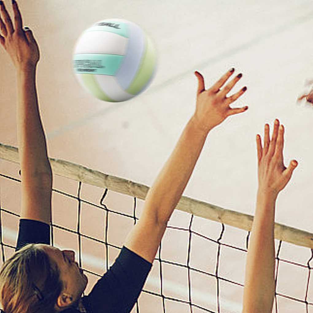 PVC Volleyball For Outdoor Experience Ultimate Outdoor Volleyball Game Durable And Blast-proof GreenXJ241230