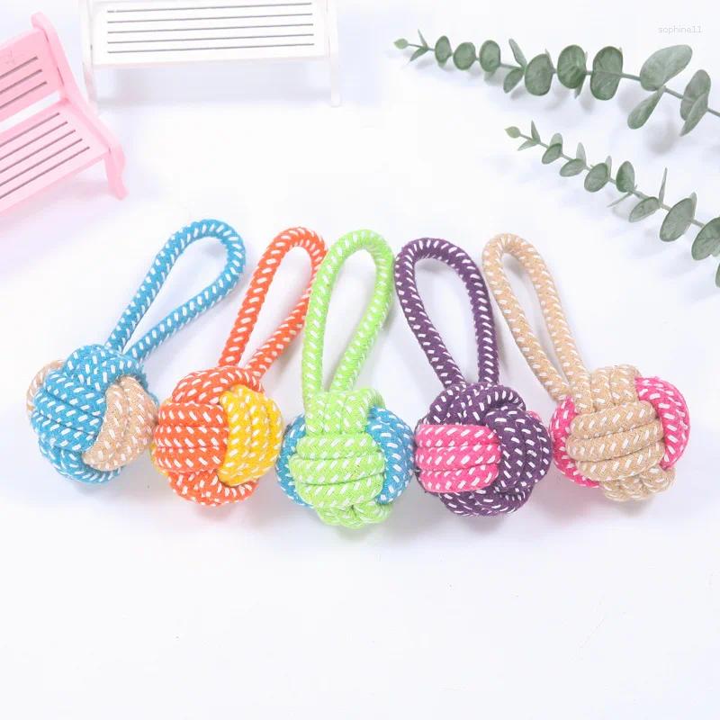 Update Pet Dog Toys For Large Small Dogs Toy Interactive Cotton Rope Mini Ball Accessories Toothbrush Chew Puppy