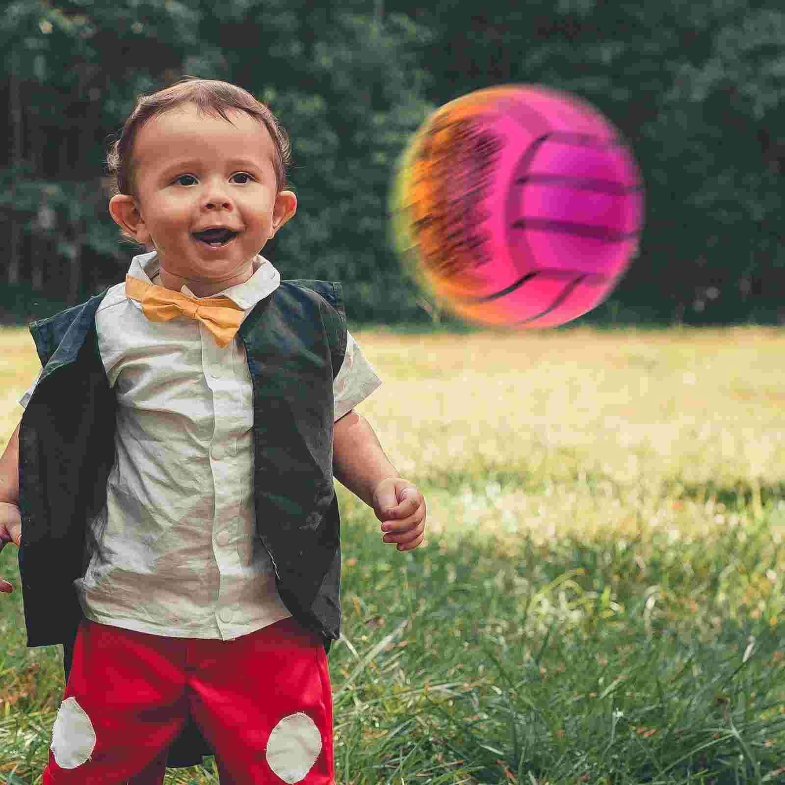 Tropical Beach Ball Outdoor Thickened Rainbow Pvc Volleyball Childrens Inflatable Toy Indoor and Sports Equipment BulkXJ241230