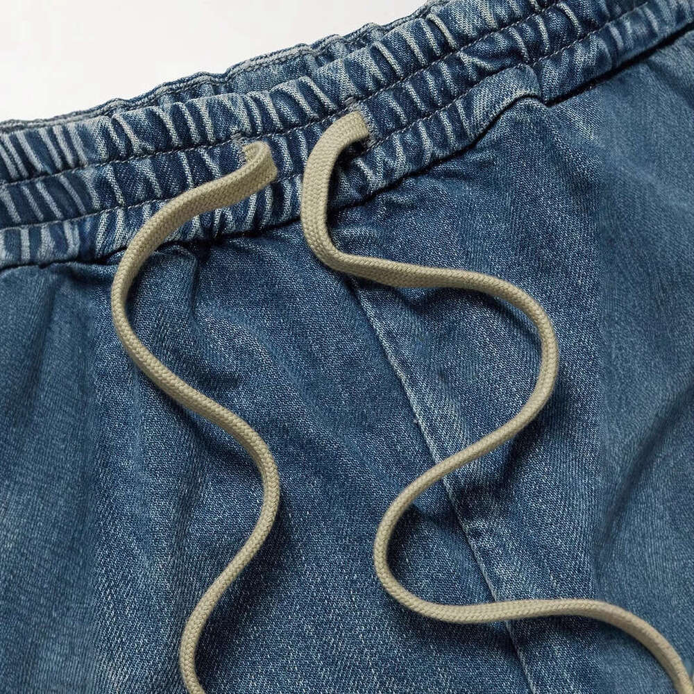 Men's Wear Hip Hop Jeans Street Jeans Large Loose Pants Men's Spring/Summer Thin Fashion Versatile Casual Jeans