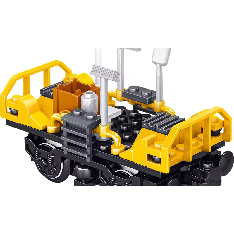 Technical City Series Rail Maintenance Train RC Electric Power Function Motor Tracks Set Building Blocks Toys for Boys MOC Gift Y241230