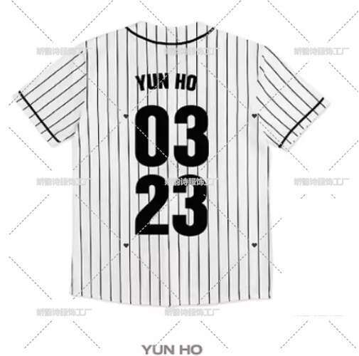 New T-shirt ateez with the same baseball jacket and short sleeved sports shirt