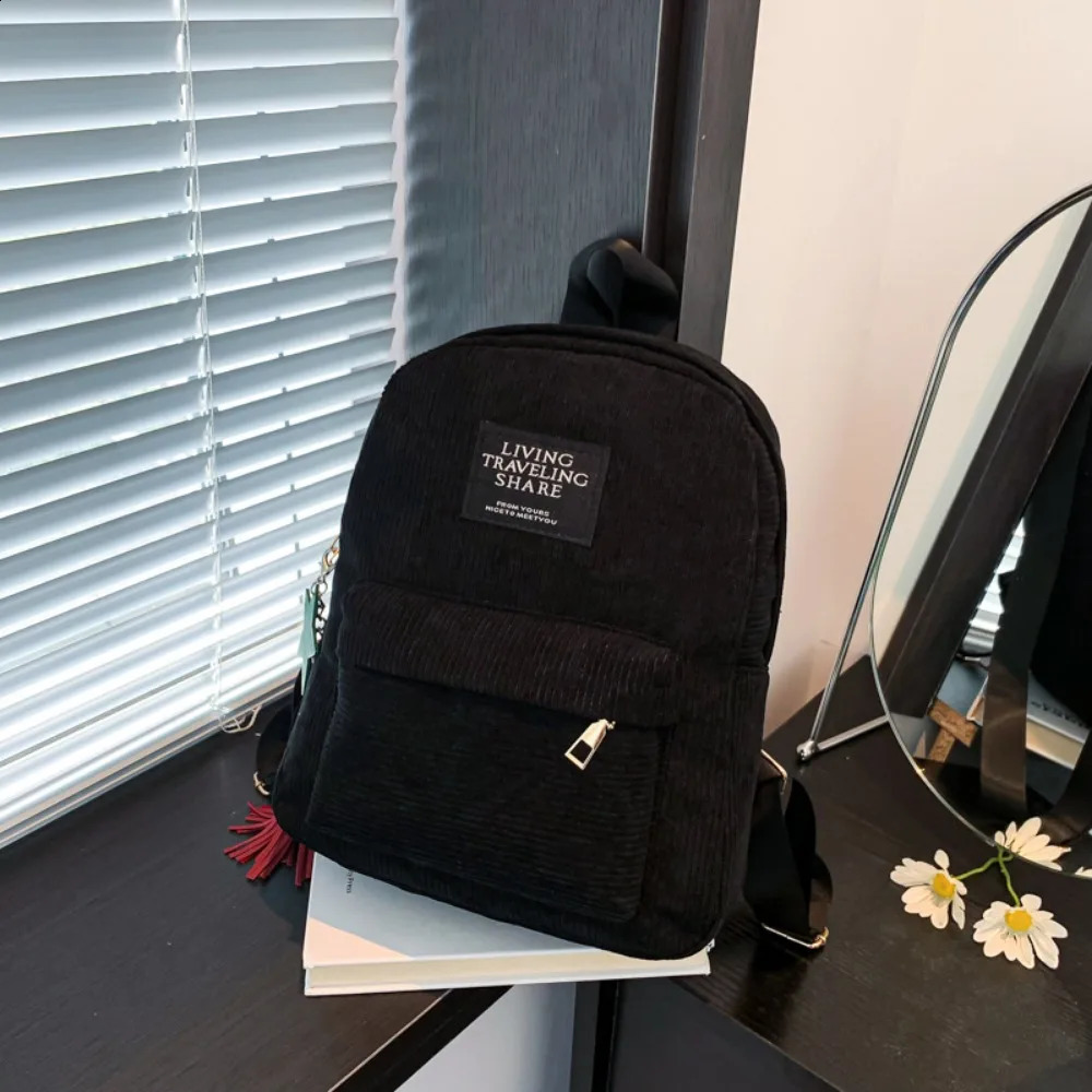 Fashionable Casual Canvas Cow Print Leopard Print Backpack Ins College Student Bag Female Backpack 241230