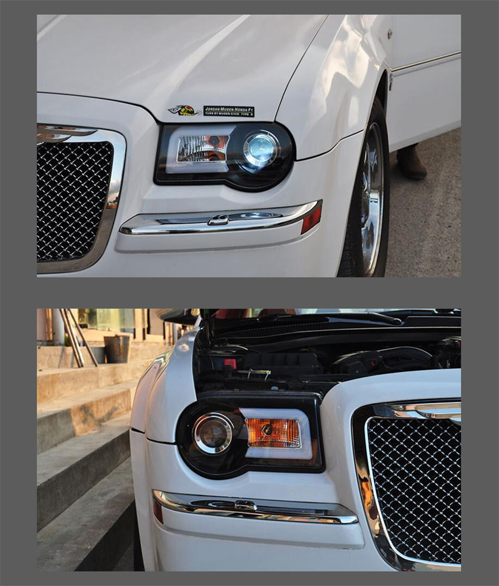 Head Lamp for Chrysler 300C Headlights 2005-2013 300C LED Headlight DRL Hid Bi Xenon Signal Headlight