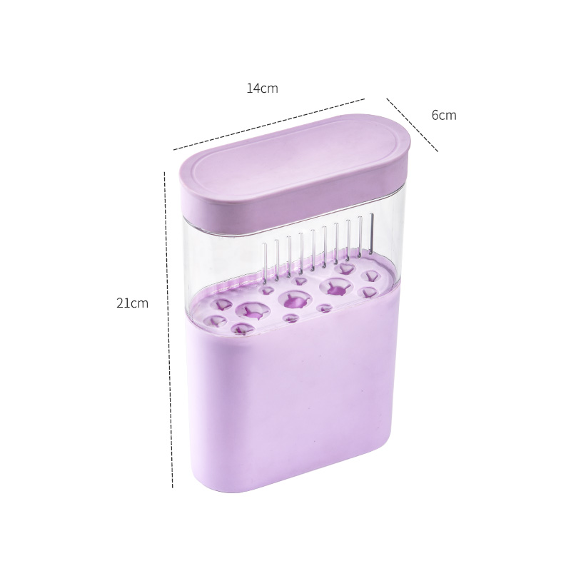 Elegant Transparent Makeup Tool Storage Case Spacious Drawer Unit for Lipsticks & Eyeshadow Palettes
