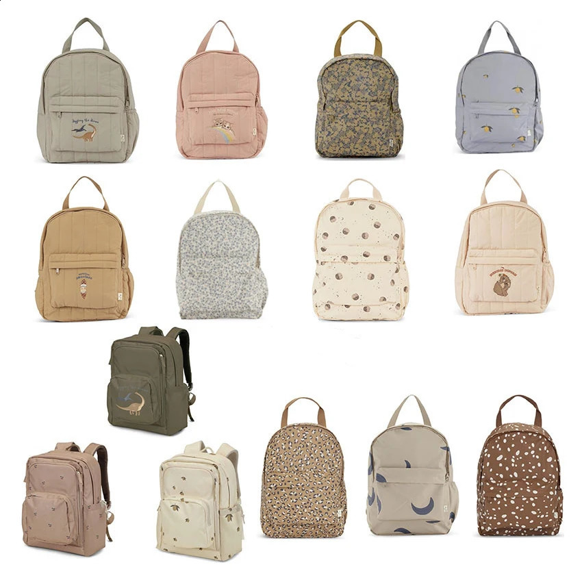 KS Baby Backpack Kids Boys Girls Schoolbag Kindergarten Bags Parent-child Cherry Lemon Childrens Backpacks Wholesale 241227