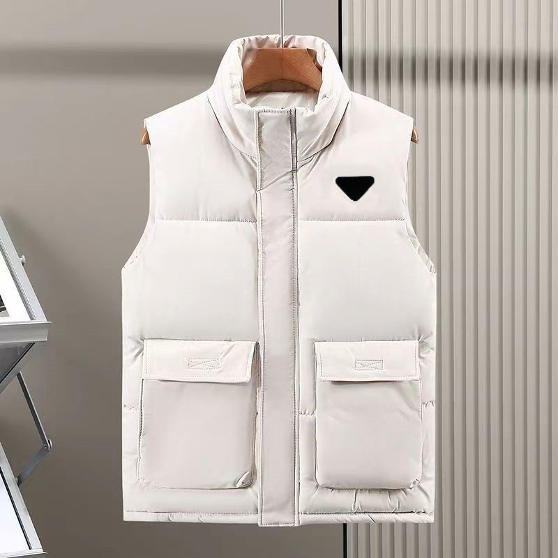 Designer Down Cotton Vests 2024: Men's & Women's Winter Warm Lightweight Casual Jackets