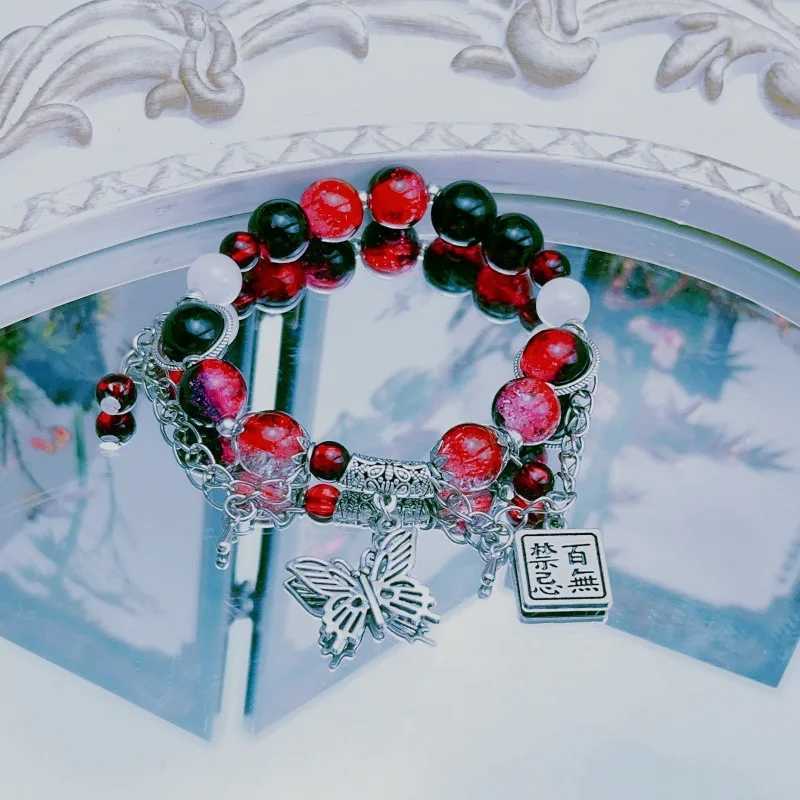 Personalized creative high-value bead bracelet with a new Chinese New Year high-end feel W241231