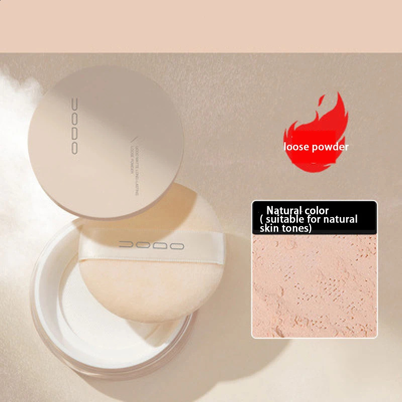 UODO Loose Powder Matte Translucent Setting Powder Cosmetics Waterproof Oil-control Velvety Professional Lasting Powder Makeup 241231