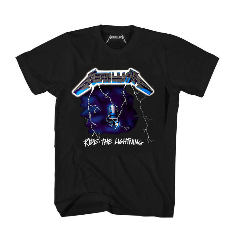 Band Punk Metal Pure Cotton Rock T-shirt Men's Short sleeved