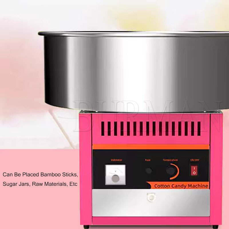 Commercial Sweet Cotton Candy Maker Machine Electric Automatic Marshmallow Flower Fancy Candyfloss Sugar Making
