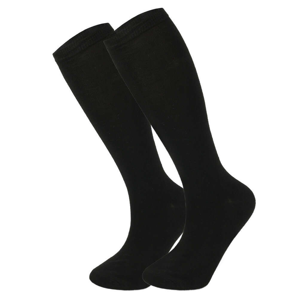 Japanese Three Bar Mid Calf Tube Knee Cosplay Performance Dance Socks, Women's Solid Color JK Socks