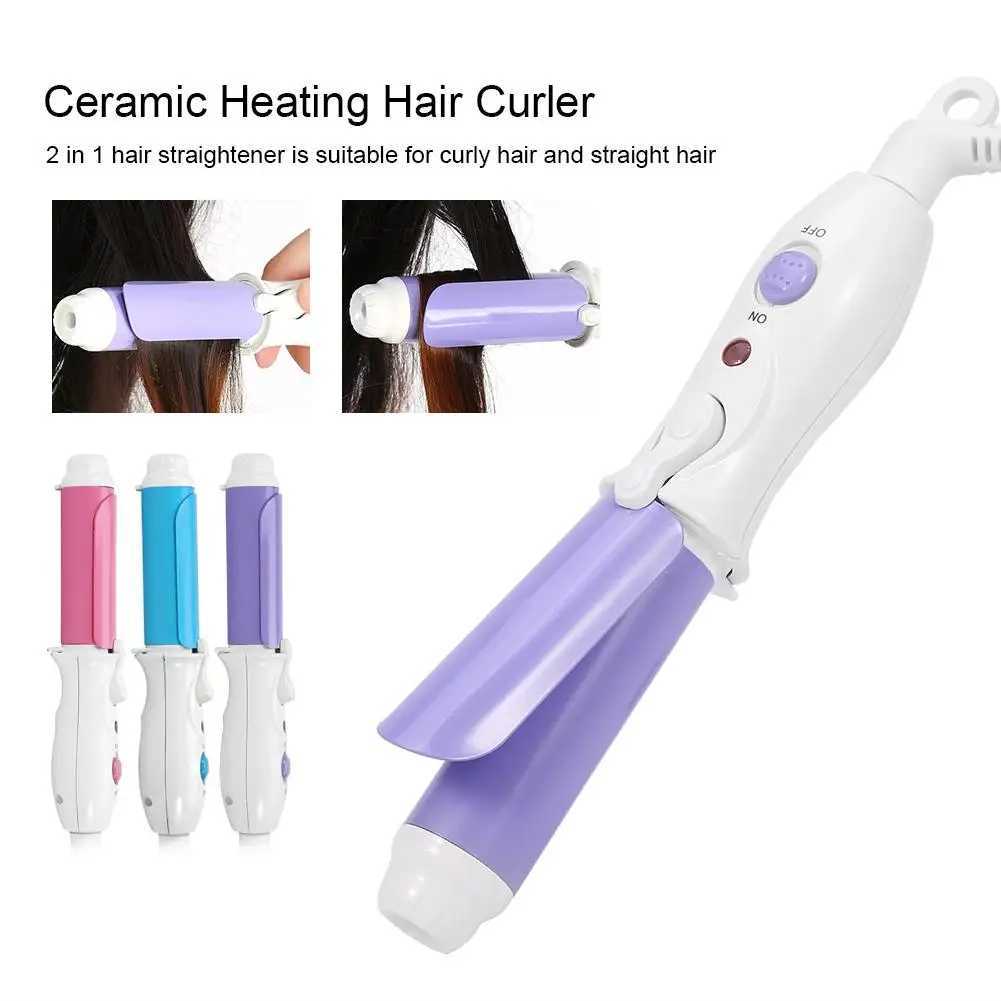 Mini portable electric curling iron personal hair tool with constant temperature wave ceramic curling iron EU plug new W241231
