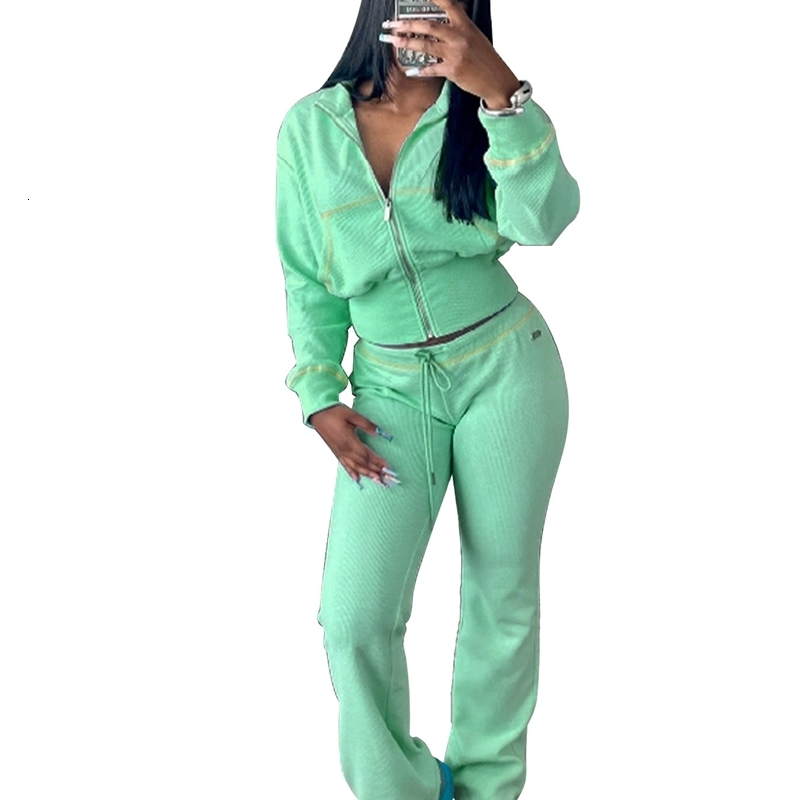 Women Tracksuits Two Pieces Set 2025 New Fashion Casual Clothing Waffle Waist Cinched Long Sleeved Set 5 Colours