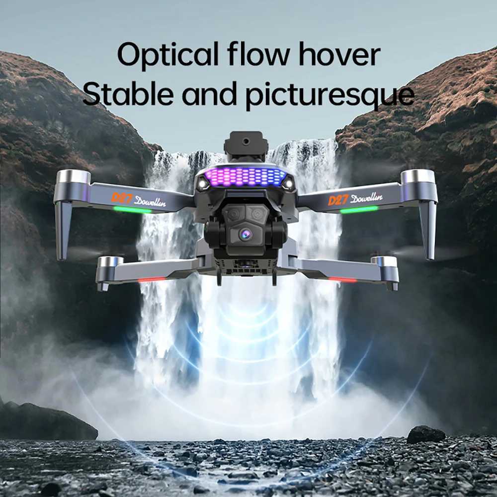 New D27 upgraded version equipped with Sn LCD transmission memory card drone 8K high-definition 5G GPS professional aerial photography RC drone 5KMXJ2