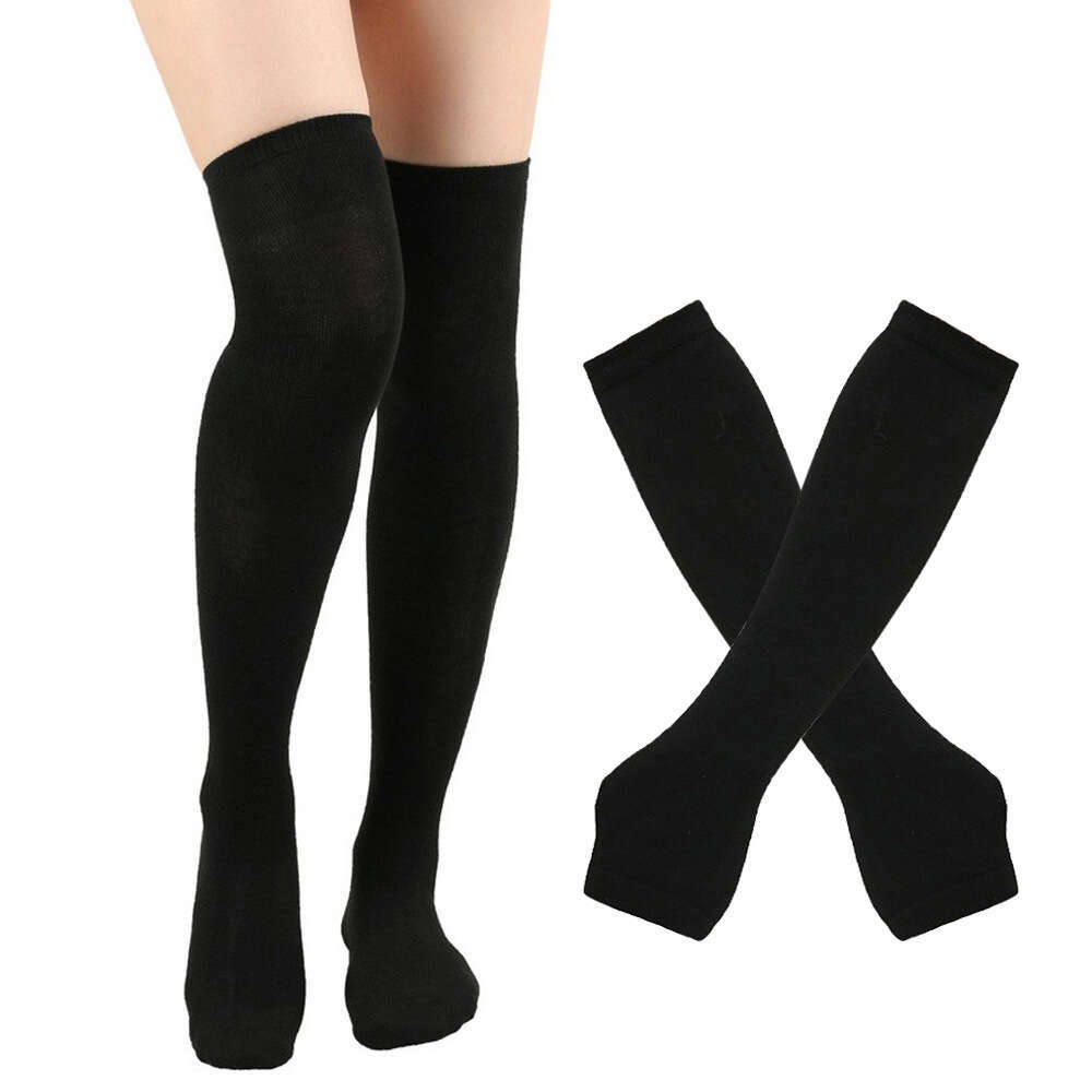 Striped Gloves, Knee High Long Socks, Halloween Cosplay Party Costume Set