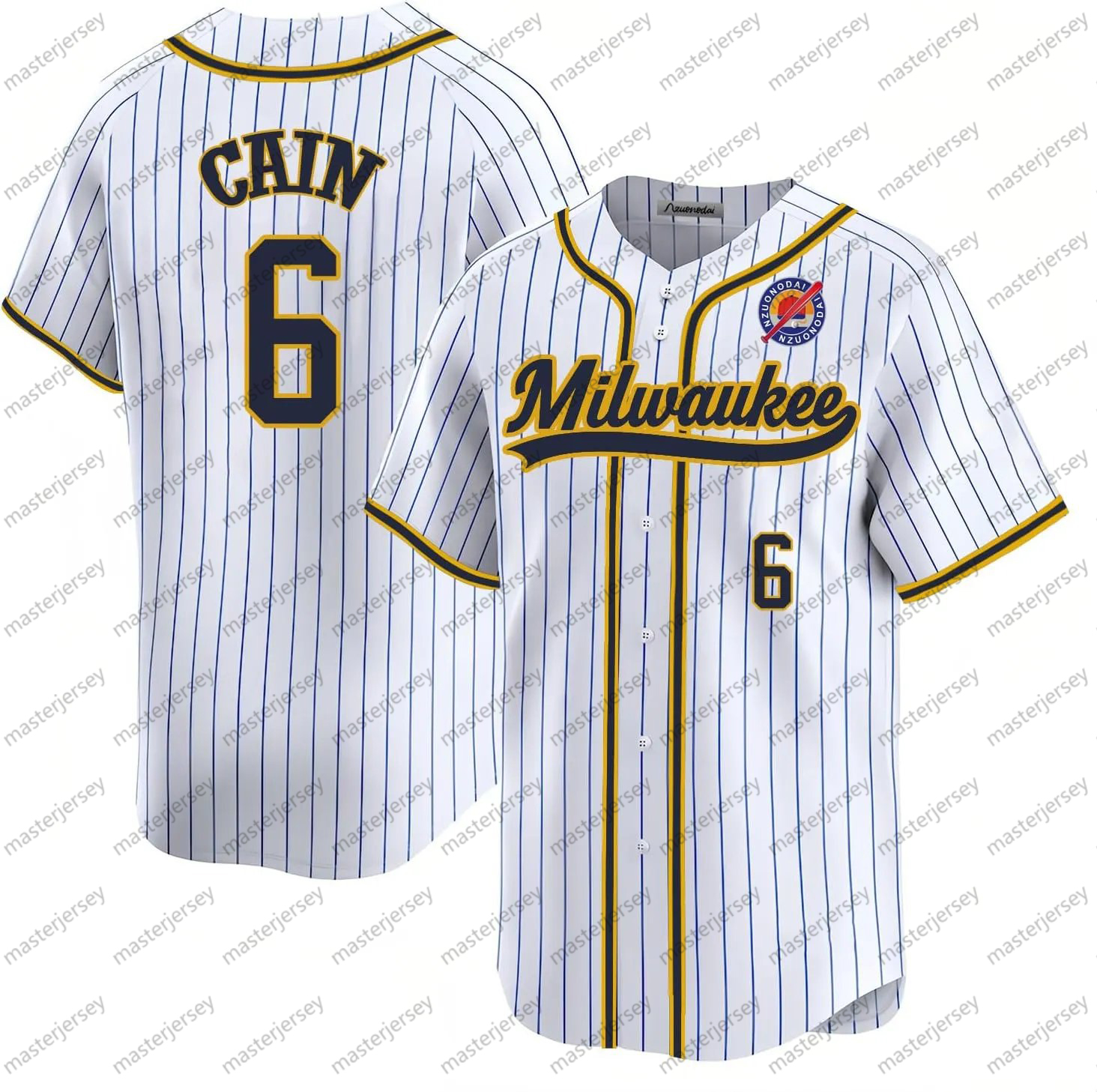 CONTRERAS Baseball Jerseys YELICH CAIN Custom Men/Women/Youth Jersey Sweatshirt - Embroidered Loose Fit