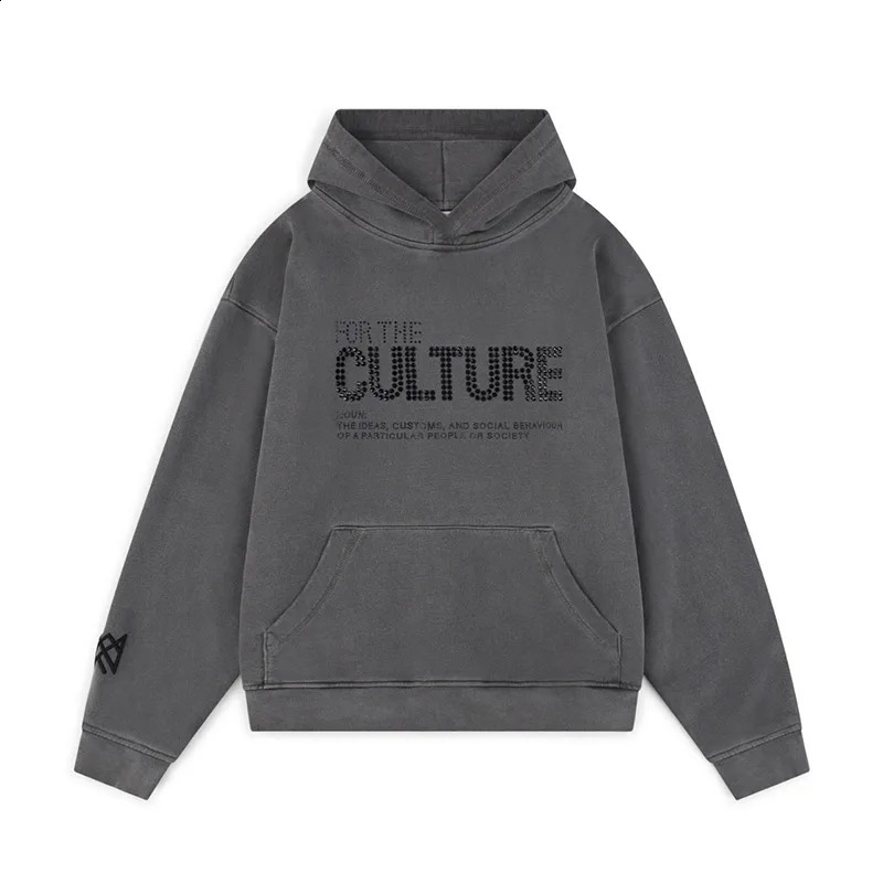 Hoodie Pullovers 2024 Spring Fashion American Big Pocket Thick Top Trend Solid High Quality Long Sleeve Sweatshirt 241230