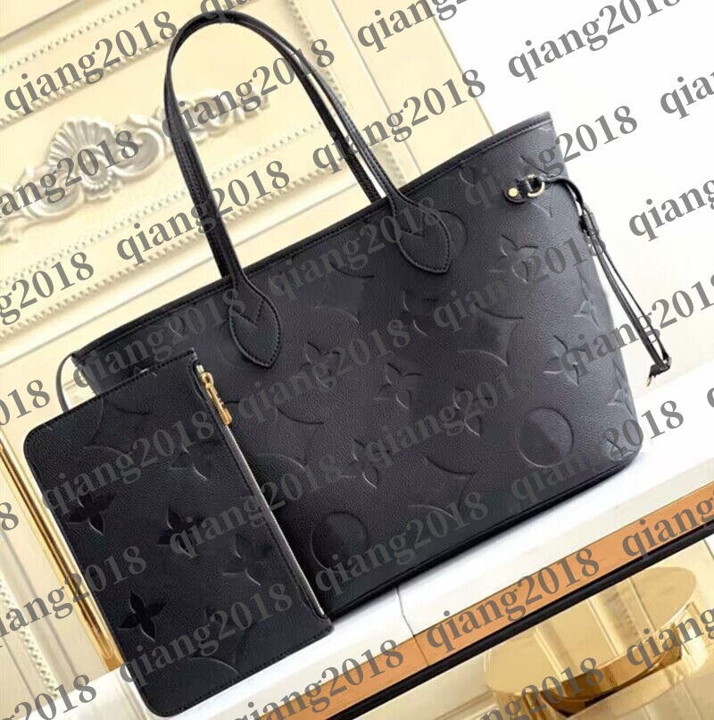 MM size 40156/M40995 Luxury designer bag naverfull Women Cross body Embossed Flower Handbag Shoulder Bags Composite Ladies Clutch Tote Bag Female Coin Purse Wallet