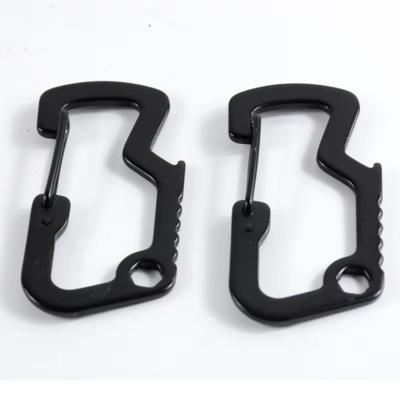 mini metal tactical carabiner clip Multifunction EDC carabiner for outdoor camping