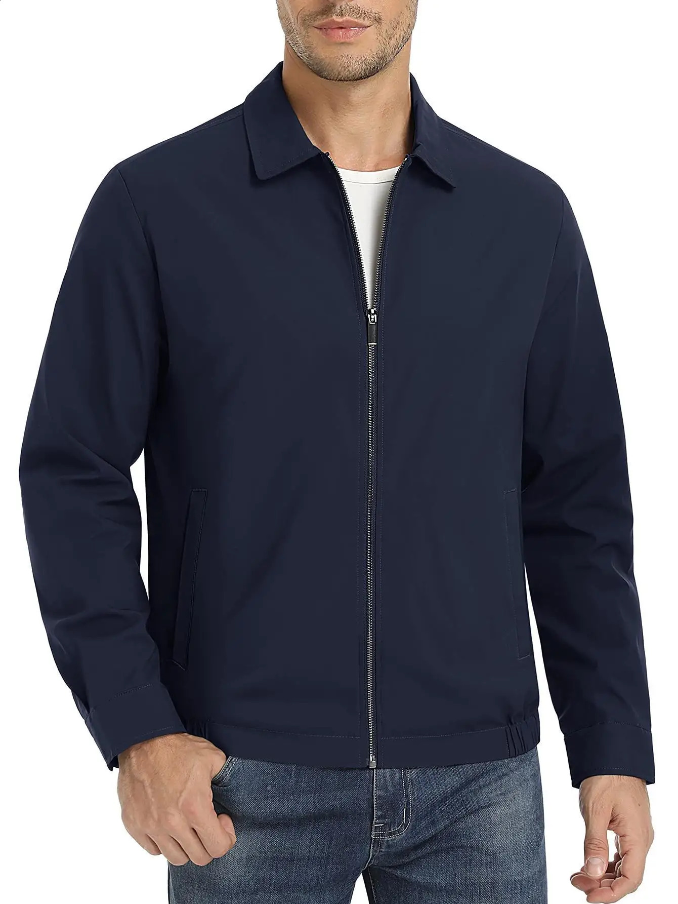 Mens Lightweight Jacket Windproof and Waterproof n for Outdoor Activities Everyday Casual Wear 241231