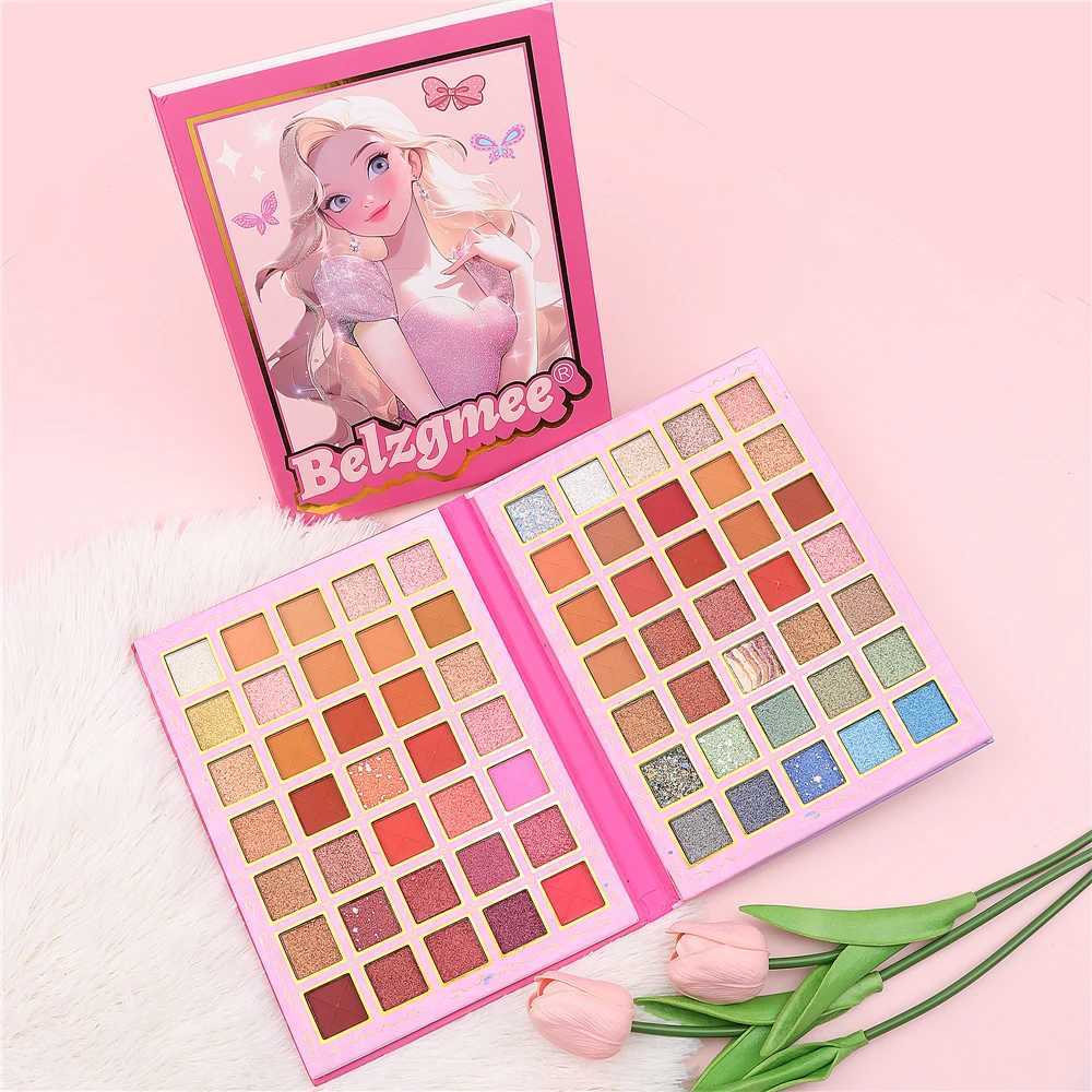 BELZGMEE 70 Colors Beauty Girl Matte Eye Shadow Palette Book Glitter Color eye shadow Professional eye shadow Makeup DIY Role Play W241230