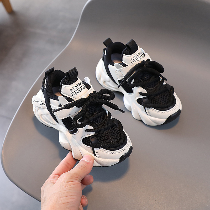 Baby Toddler Shoes for Boys Girls Mesh Little Kids Casual Sneakers Non-slip Happysteps Children Youth Sport Shoes Sizes US5c-US4y