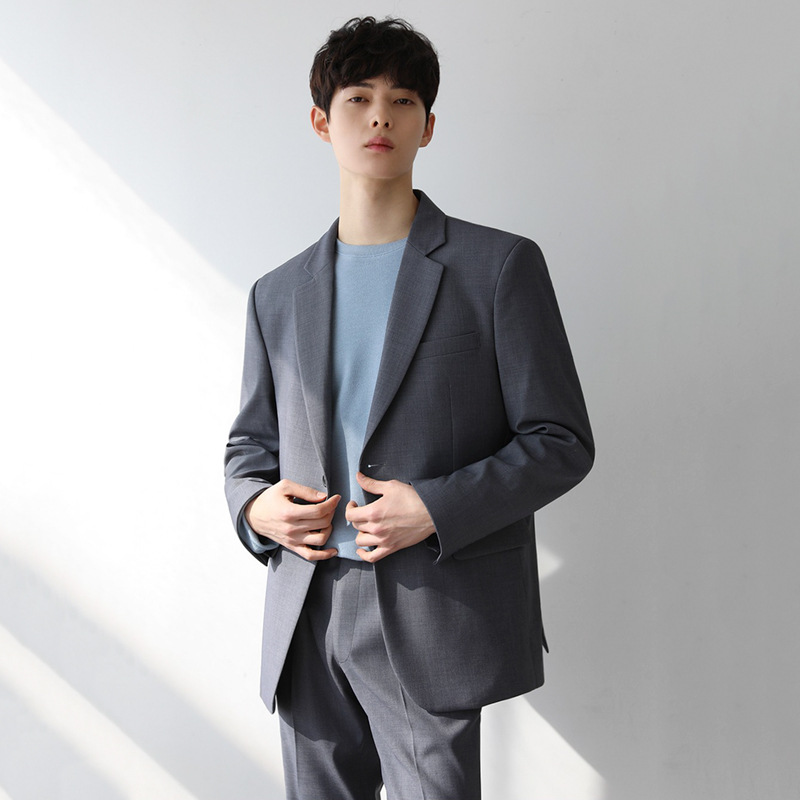 C1231Trendy British style groom loose casual formal suit jacket