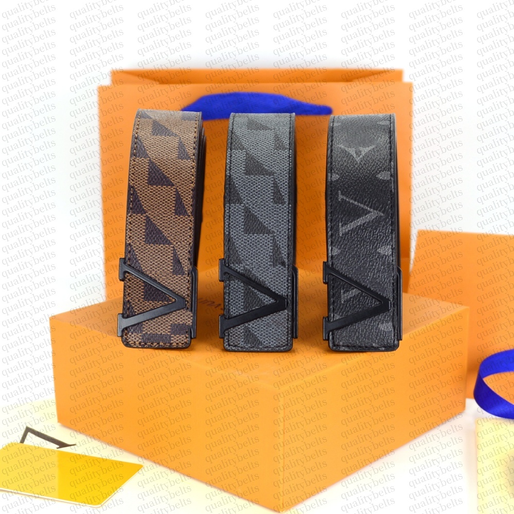 Belt Designer Men Belts For Mens Women Ceinture Luxe Belt Classic Plaid Casual Belts Genuine Leather Man Letter Smooth Buckle Genuine Waistband cinturones de diseno