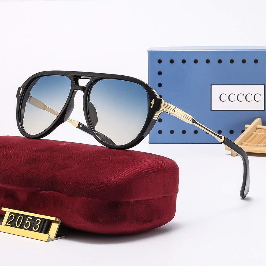 Designer Ornamental Sunglasses Suitable For Both Men And Women Classic Ordinary Sunglasses Retro Rendering Casual Fashion Sunglasses 5 Colo