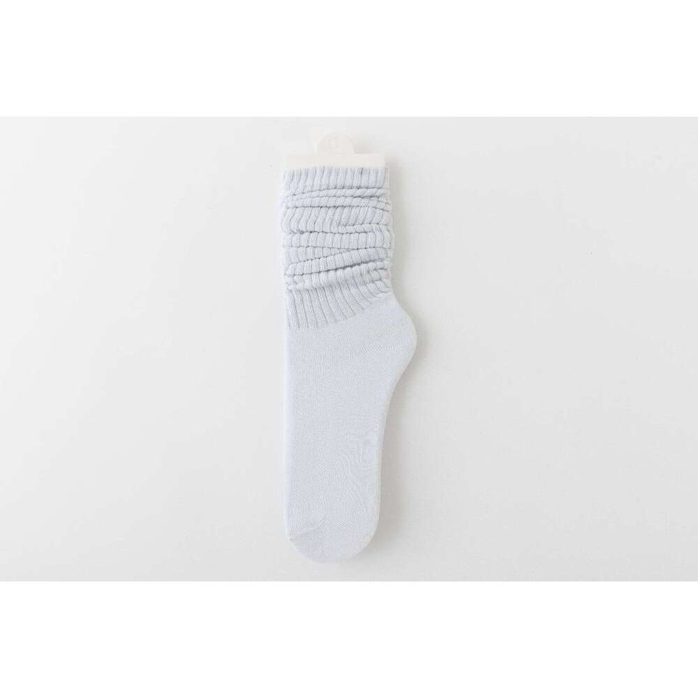 Socks For Women In Spring And Autumn, Mid Ins, Trendy Internet Celebrities, Colorful Flat Stacking Candy Colored Long Tube Socks, Autumn