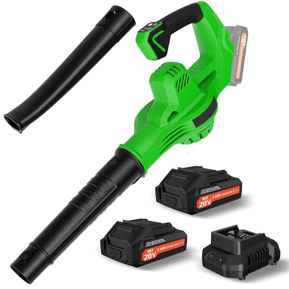 21V Handheld Electric Lightweight Battery Powered Leaf Blower for Lawn Care Patio Yard Sidewalk