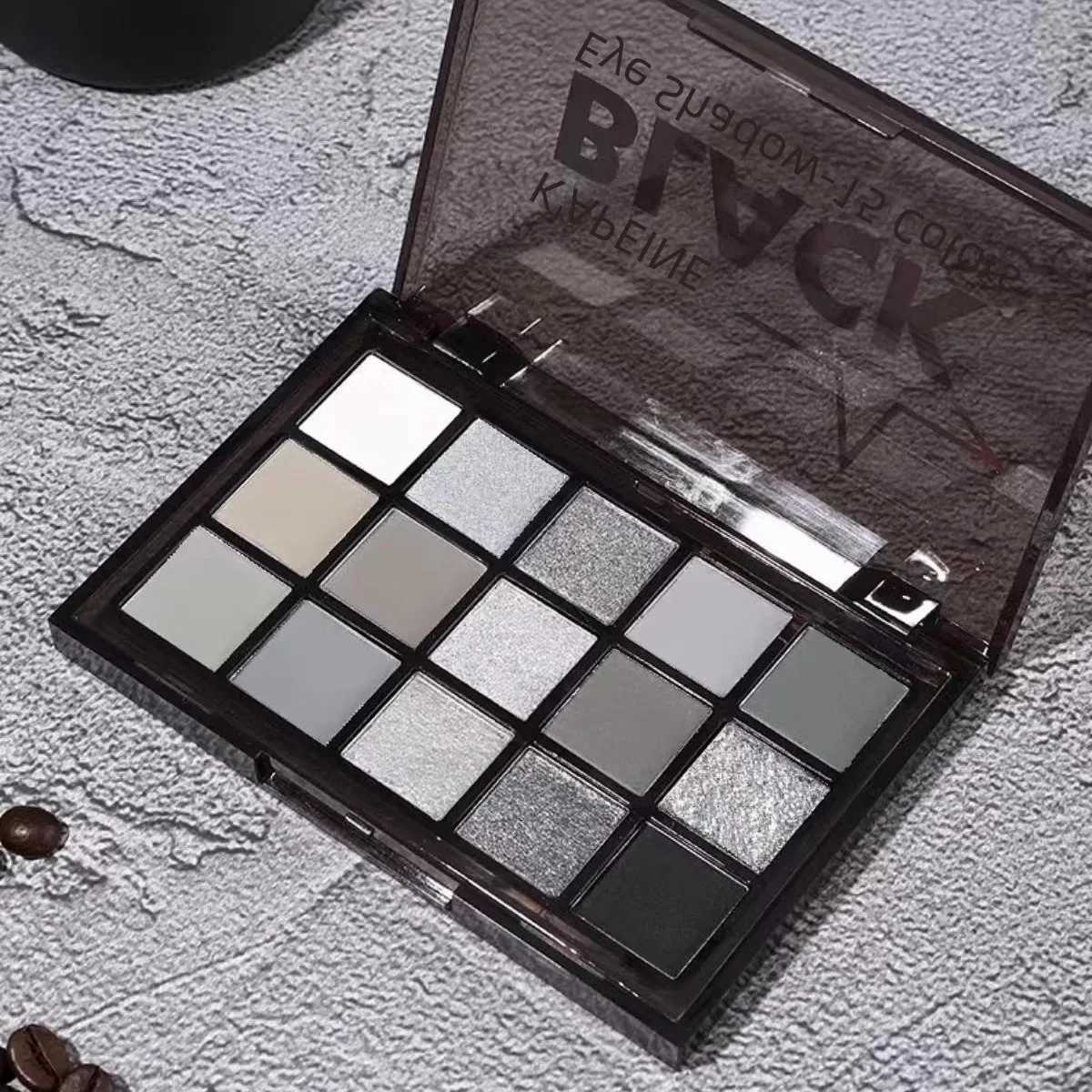 KAPEINE 15 Color Night Knight eye shadow Palette Smoke Punk 2024 New Cement Palette Cheap Cosmetics Womens Bar Wholesale W241230