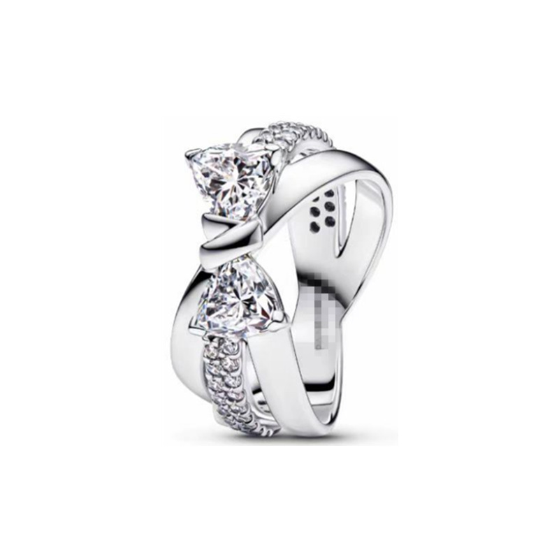 925 Sterling Silver New Fashion Women's and Men Designer Ring Sparkling starlight butterfly Suitable for Europe and America gift with box