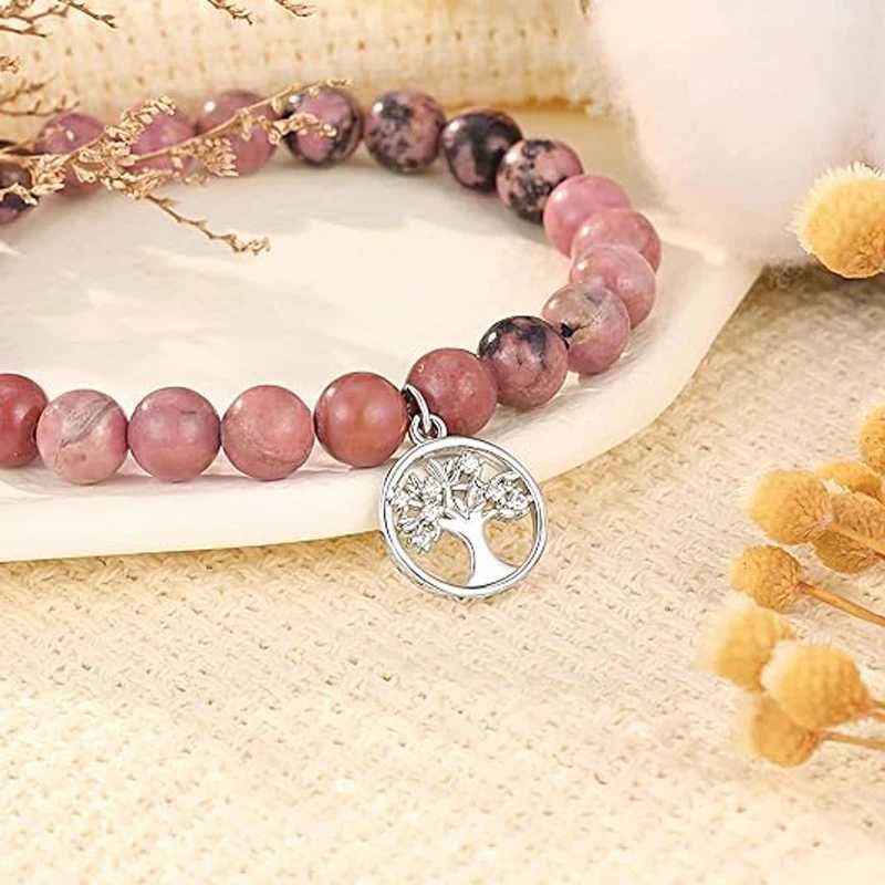 Tree of Life Bracelet La Lady Natural Stone Bracelet Grandmas Gift Birtay Christmas Wedding Mothers Day Gift W241231