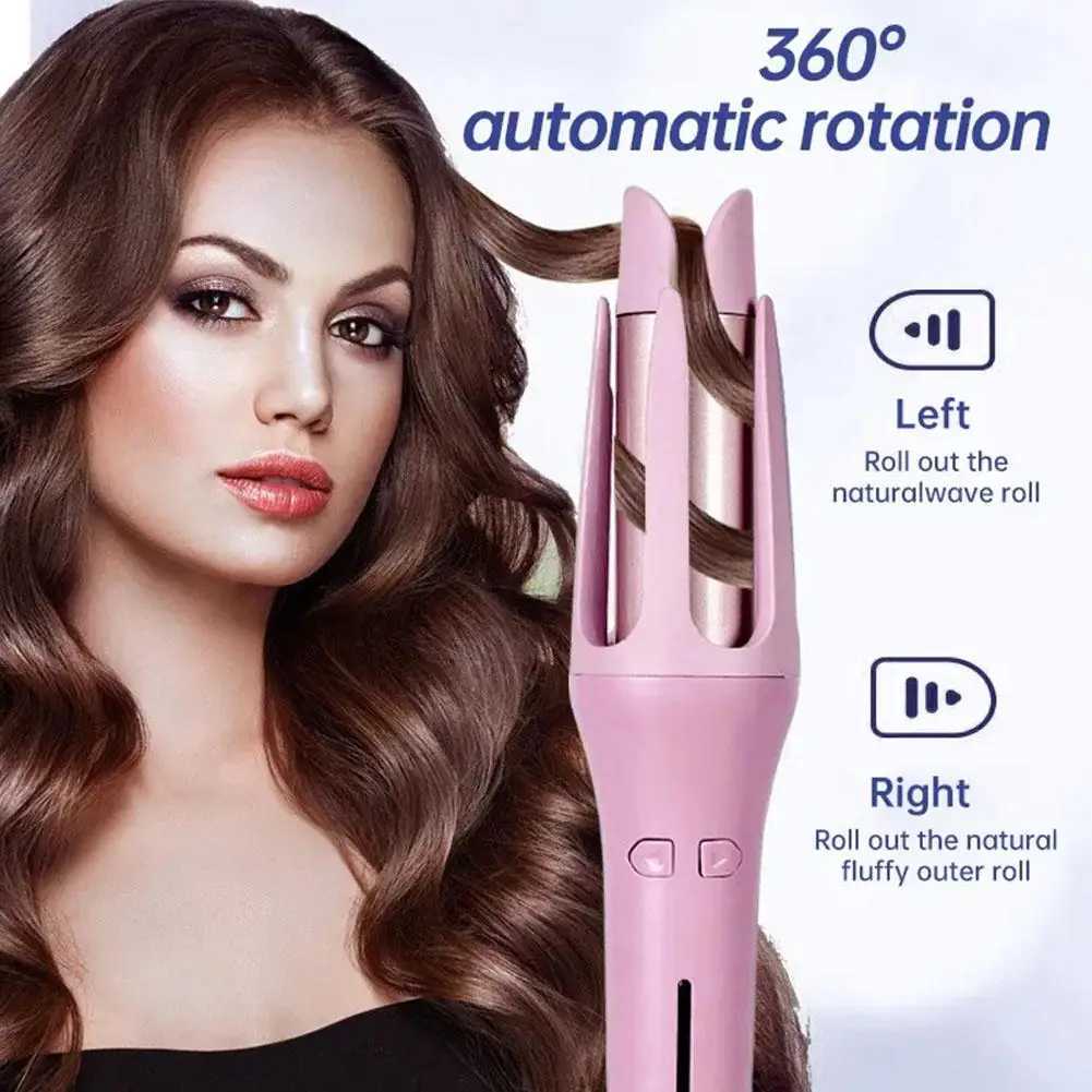 Automatic Curling Iron 32mm Large Roller Anionic Ceramic Curler 4-speed Adjustable Fast Heating Fashionable Styling Tool Simple W241231