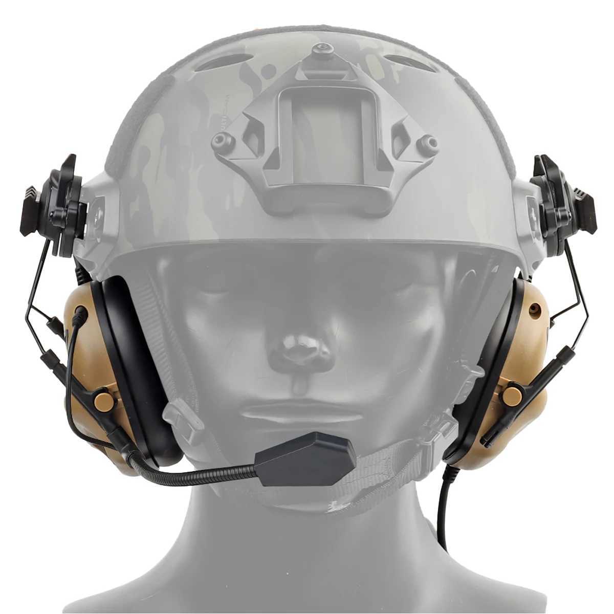 Helmet kit Non pickup noise cancellation kit Baofeng wireless PTT adapter Mobi headphones W241231